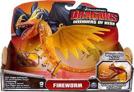 How to Train Your Dragon Defenders of Berk Fireworm Action Figure Spin ...