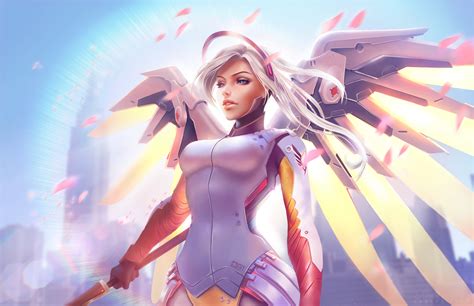 Mercy Overwatch HD Artwork, HD Games, 4k Wallpapers, Images, Backgrounds, Photos and Pictures