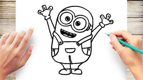 How To Draw Bob the Minion Step by Step - YouTube