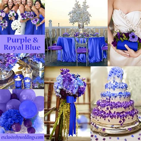 Purple Wedding Color - Combination Options | Exclusively Weddings | Blue wedding decorations ...