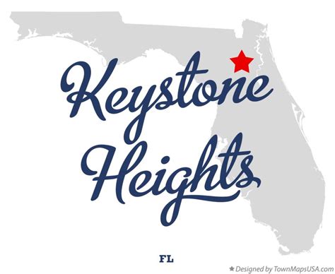 Keystone Heights Florida Map - Table Rock Lake Map