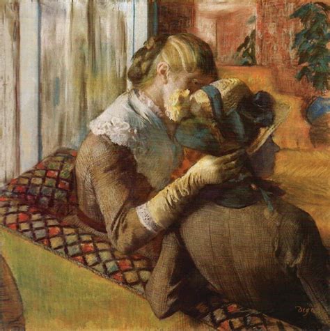 "Edgar Degas French Impressionism Oil Painting Women Sitting" by jnniepce | Redbubble