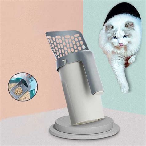 cat litter cleaning scooper with bag – Meowgicians™