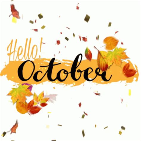 October Happy October GIF - October Happy October Fall - Discover & Share GIFs