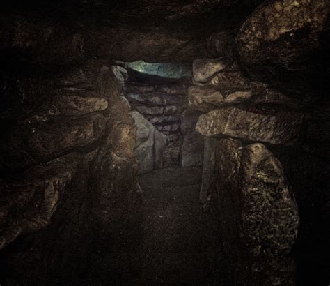 Interior of the West Kennet Long Barrow - A Gothic Cabinet of Curiosities and Mysteries