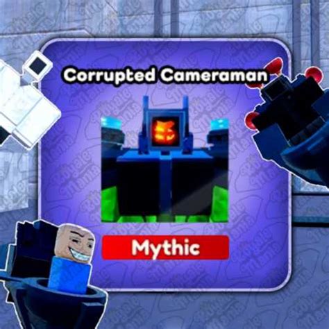 [Best Deal - TTD] Corrupted Cameraman | Fast Delivery | Roblox | Toilet Tower Defense | Cheapest ...