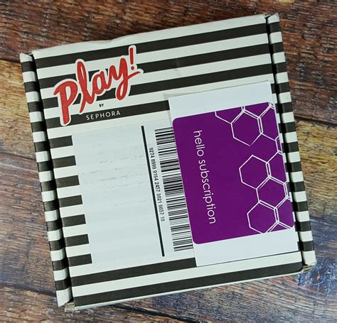 PLAY! by Sephora Subscription Box Review - January 2017 - hello subscription