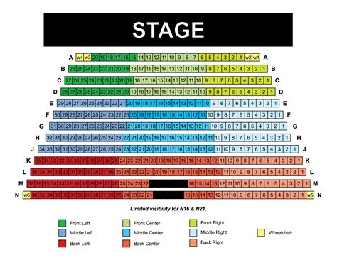 Fireside Theater Seating Chart | Elcho Table