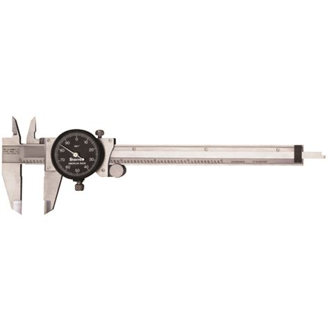 ?B120A-6 Dial Slide Caliper with Black Dial, Stainless Steel, 0-6 inch Range, .001 inch ...