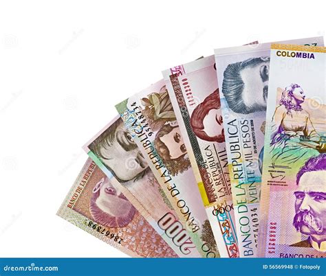 Colombian Peso Bills Background Stock Photo | CartoonDealer.com #56569948