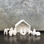 Porcelain Small Christmas Nativity Scene By Pink Pineapple Home & Gifts