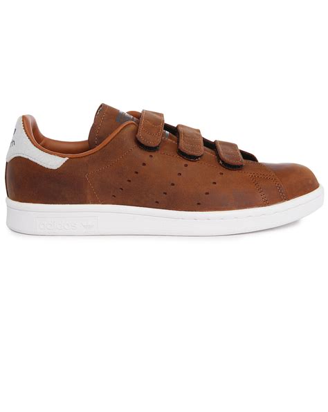 Adidas Stan Smith Chocolate Velcro Sneakers in Brown for Men (chocolate) | Lyst