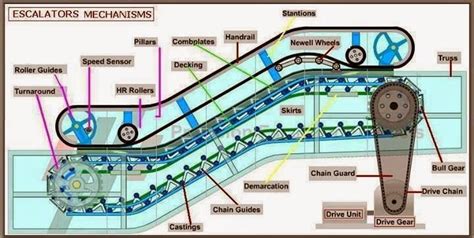 The escalators mechanism ~ Electrical Engineering World | Electrical ...