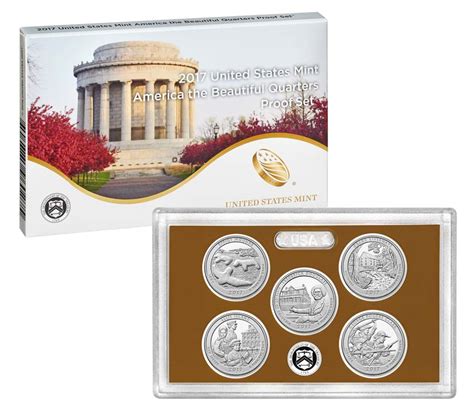 USA Set Quarters Proof 2017 - World Coins Dealer Online