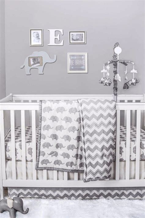 50 Adorable Decor Items For an Elephant-Themed Nursery | Baby boy room ...