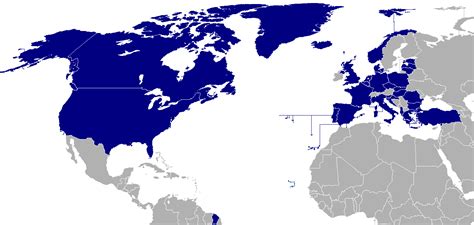 NATO Countries Names List and Map 2023