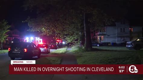 Man killed in overnight shooting in Cleveland