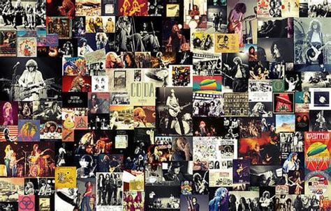 Led Zeppelin Collage Poster By Taylan Soyturk Led Zeppelin Album Covers ...