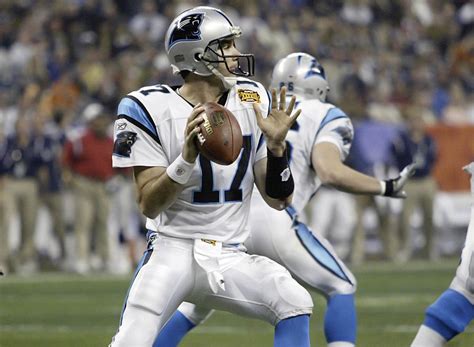 Jake Delhomme, Carolina Panthers #17. This is a picture from the Super ...