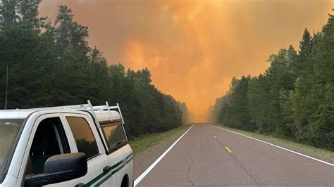 NE Minnesota Wildfire Could Threaten Homes as Winds Shift