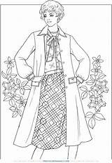 Free Vintage Fashion Coloring Page  Daily sketch template