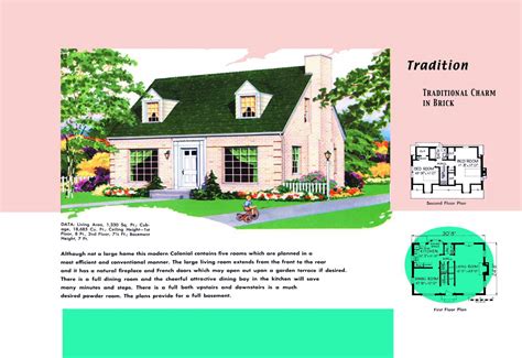 Cape Cod House Plans for 1950s America