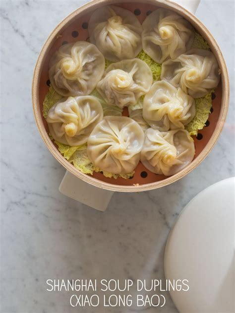 Shanghai Soup Dumplings. Refrigerate chicken stock mixed with gelatin ...