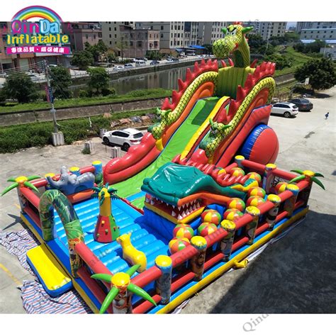 17*11m Large Inflatable Castle Bouncy Castle For Kids Jumping Castle Free Air Blower Inflatable ...