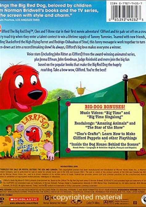 Clifford's Really Big Movie (DVD 2004) | DVD Empire