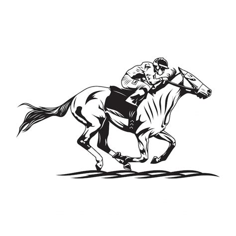 Horse racing Vector | Premium Download