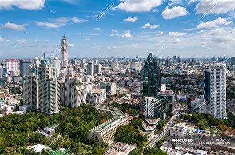 Scenic view of city skyline, Bangkok, Thailand — travel, outdoors - Stock Photo | #193456550