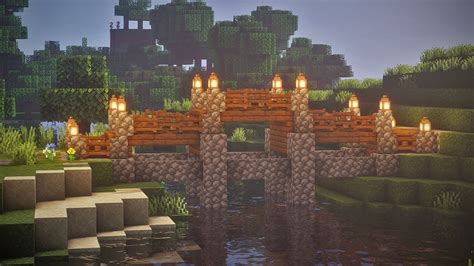 Minecraft : How To Build a Bridge : Creative Design - YouTube