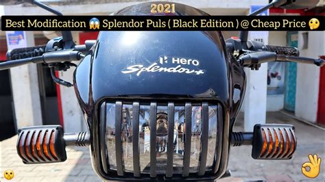 Hero Honda Splendor Plus Modified Photo | Reviewmotors.co