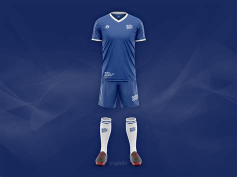 Full Soccer Kit Mockup by CG Tailor on Dribbble