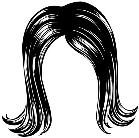 Free Hair Clipart Black And White, Download Free Hair Clipart Black And White png images, Free ...