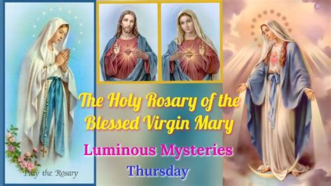 Holy Rosary - Thursday - Luminous Mysteries | DonnaPao VlogTASTYk - YouTube