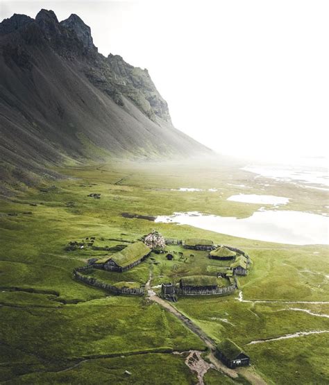 vestrahorn viking village - Google Search | Viking village, Beautiful places to visit, Places to ...