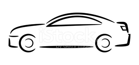 汽车轮廓。 Stock Vector - FreeImages.com