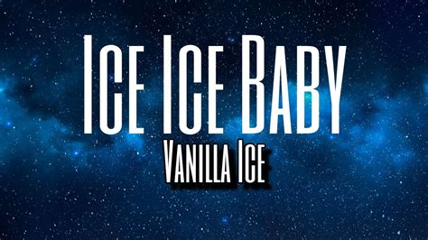 Ice Ice Baby - Vanilla Ice | Sped Up & Lyrics (no copyright) - YouTube