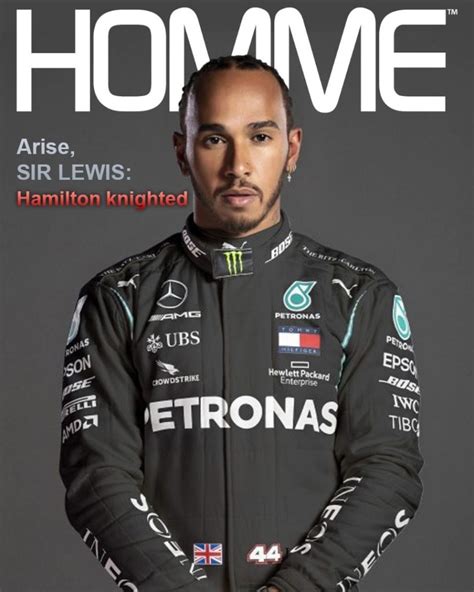 Arise Sir Lewis, Hamilton Knighted - HOMME