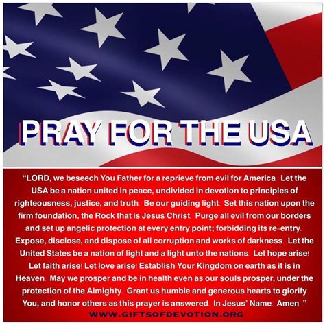 #Pray For The #USA 🇺🇸 ️🤍💙 ️🤍💙 | Prayer for our country, Prayers for ...