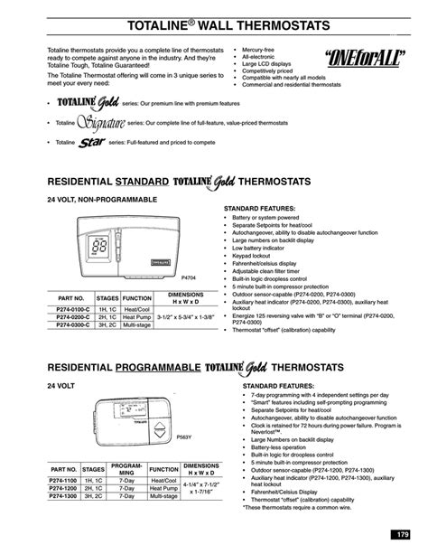 Totaline Thermostat Wiring Diagram P274 - Wiring Diagram