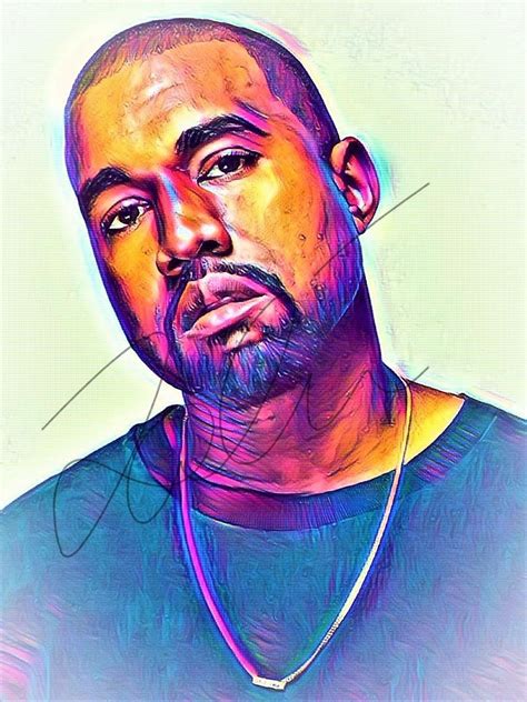 Kanye West Abstract Print #KANYE_ABSTRACT1 | Kanye west painting ...