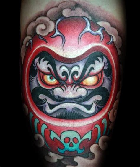 60 Awesome Daruma Doll Tattoo Designs for Men [2023 Guide]