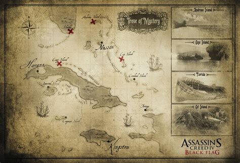 Assassin’s Creed 4: Black Flag’s Map Shows New Areas For Exploration