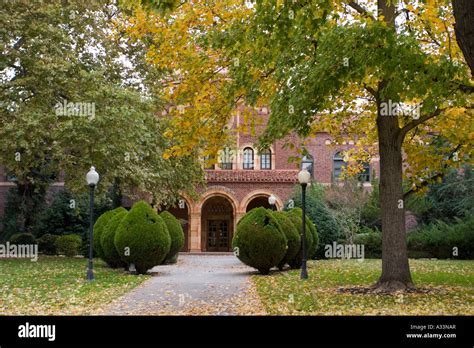 Fall colors appear around Kendall Hall on the Chico State University ...