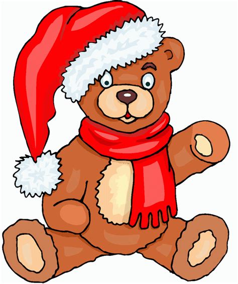 clipart christmas bear - Clip Art Library