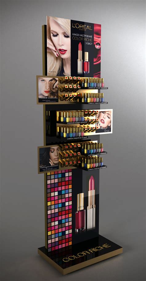 Cosmetics display stand, Cosmetic display, Point of sale display