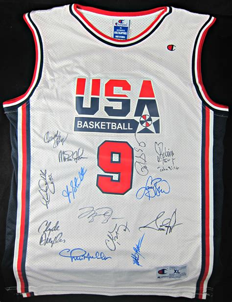 1992-usa-basketball-team-signed-jersey - Memorabilia Center