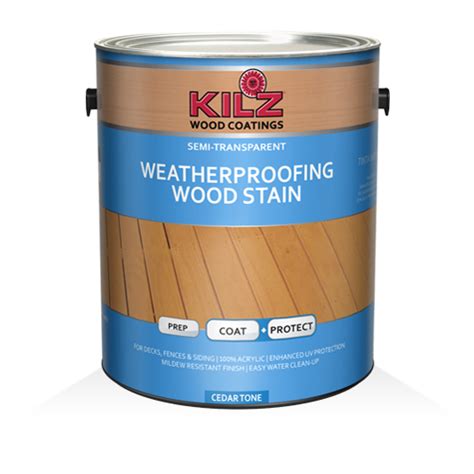 KILZ® Weatherproofing Semi-Transparent Stain | KILZ®